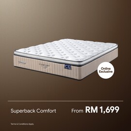 [Online Exclusive] Orthorest SuperBack Comfort Mattress